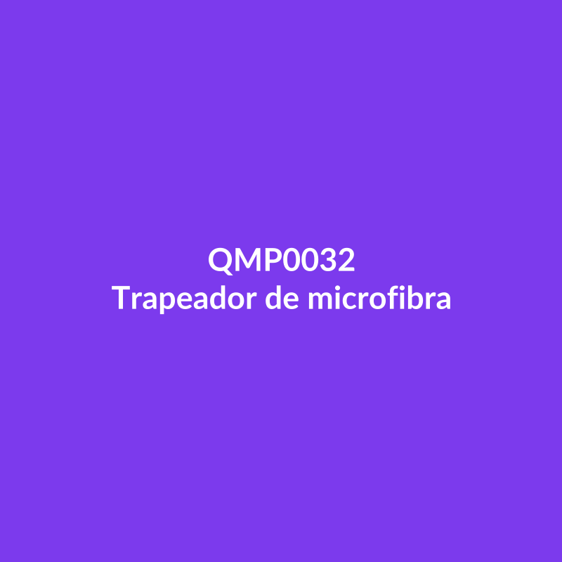 Trapeador de microfibra