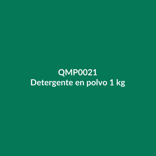 [QMP0021] Detergente en polvo 1 kg