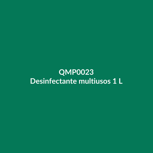 [QMP0023] Desinfectante multiusos 1 L
