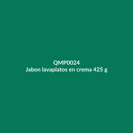 [QMP0024] Jabon lavaplatos en crema 425 g