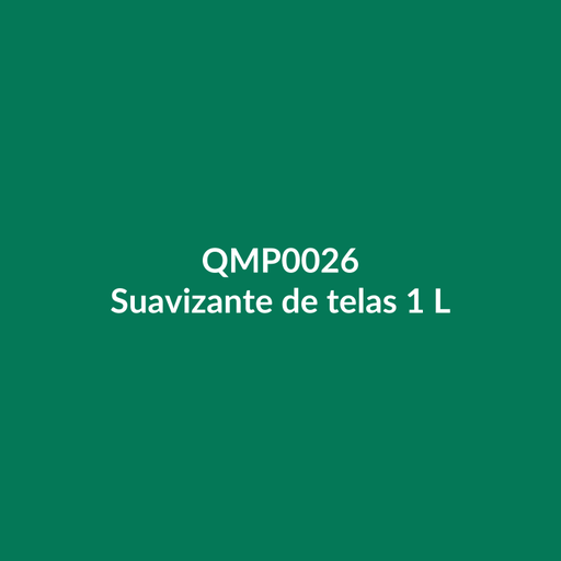 [QMP0026] Suavizante de telas 1 L