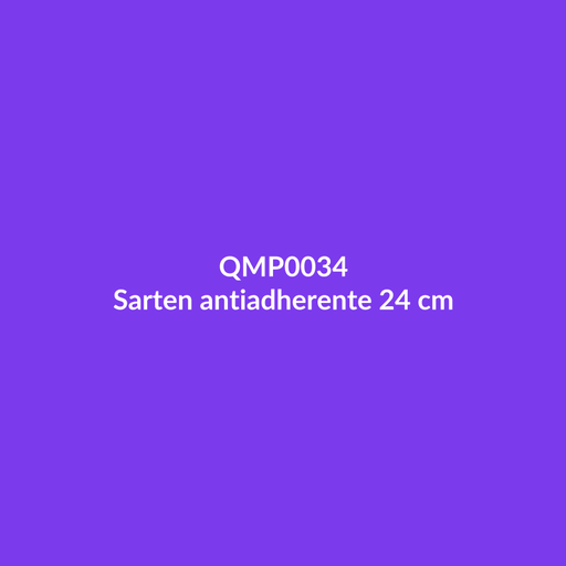 [QMP0034] Sarten antiadherente 24 cm