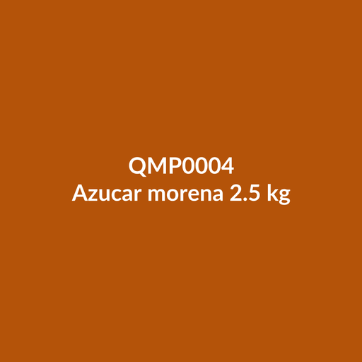 [QMP0004] Azucar morena 2.5 kg