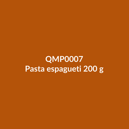 [QMP0007] Pasta espagueti 200 g