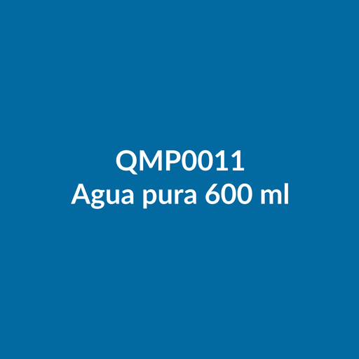 [QMP0011] Agua pura 600 ml