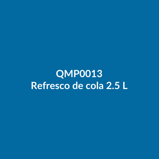 [QMP0013] Refresco de cola 2.5 L