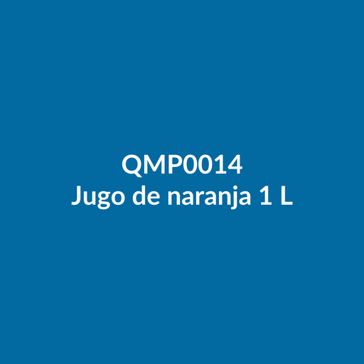 [QMP0014] Jugo de naranja 1 L
