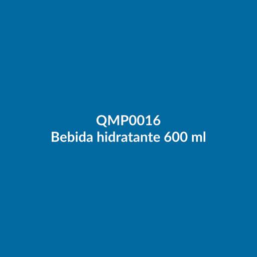[QMP0016] Bebida hidratante 600 ml